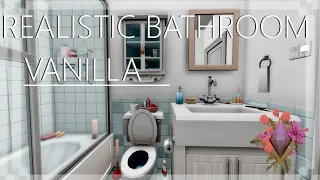 how to make your builds more realistic (no cc) ep 02: bathrooms | sims 4 build tutorial