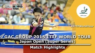 Japan Open 2015 Highlights: YOSHIDA Masaki vs OSHIMA Yuya (FINAL U21)