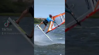 Big crash! Adam Sims at our Cape Town event 💪 #windsurfing #freestyleprotour #windsurf #crash