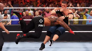 WWE 2K23 - Roman Reigns vs John Cena - Gameplay (PS5 UHD) [4K60FPS]