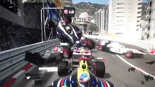 F1 GAME MEGA CRASH COMPILATION (2002-2017)