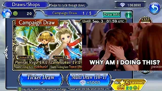 DFFOO GL Pulls for Setz- wait...TRIPLE BT PITY PULLS!? (Why am I wasting gems, I should be rioting)