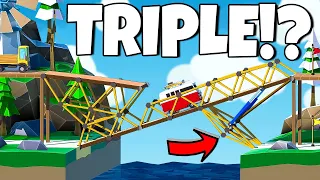 The LEGENDARY TRIPLE MUSCLE returns in Poly Bridge 2!