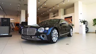 Купить Bentley Continental GT V8 Mulliner 2024 Onyx Linen / Burnt Oak