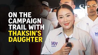 On the Thai campaign trail with Thaksin's daughter