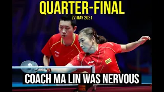 Coach Ma Lin was nervous (Xu Xin Liu Shiwen)