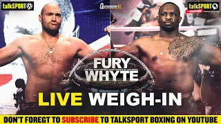 WATCH LIVE: Tyson Fury v Dillian Whyte weigh-in from Wembley