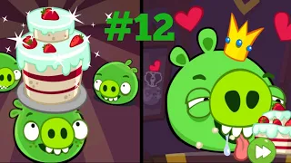 Bad Piggies #12: The pigs bring cake to King pig