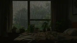 Rain Sounds for Sleep - 3 Hours of Relaxation with Rain and Thunder Sounds at Night