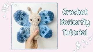 Easy Crochet Butterfly Tutorial | Free Amigurumi Animal Pattern for Beginners