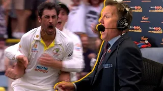 Triple M's Call Of Mitchell Starc Bowling Rory Burns First Ball | Triple M Cricket