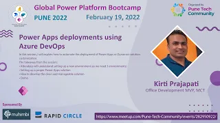 Power Apps deployments using Azure DevOps by Kirti Prajapati