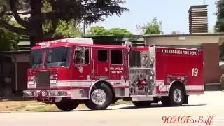 LAFD Engine 19 Returning to Station 19