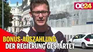 Bonus-Auszahlung der Regierung gestartet