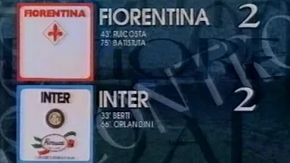 Fiorentina-Inter 2:2, 1994/95 - 90° minuto