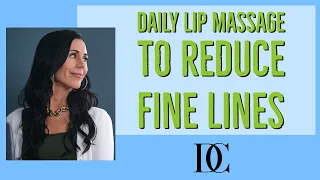 Daily Lip Massage To Reduce Fine Lines￼