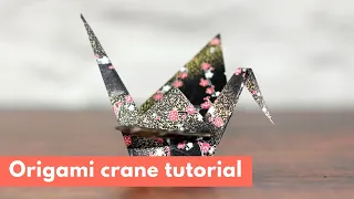 How to make an origami crane: Easy step-by-step tutorial