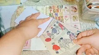 ASMR Aesthetic Journaling|Childhood Memories🧸|Journal With Me|Scrapbooking|Relaxing Paper Sounds