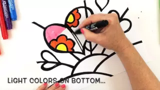 How to Draw a Britto-Inspired Heart Art Lesson for Kids