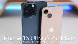 iPhone 15 Ultra and Pro Max? Printed Apple Watch 9 & iOS 17