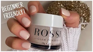 BEGINNER FRIENDLY DIP POWDER NAILS AT HOME FT. ROSSI NAILS | CHARLIZE PEREZ |