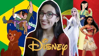 PORTUGAL x BRASIL - Músicas da Disney (parte 2) | Filipa Vidal