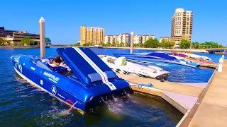 Day 2 MUST SEE! | Tampa bay Poker run | BOAT SANK!! 😱