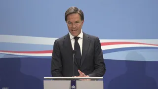 Integrale persconferentie van MP Rutte van 28 augustus 2020