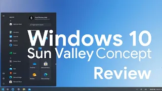 AddyVisuals | Windows 10 Sun Valley Concept Review