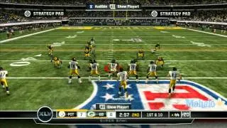 Super Bowl XLV Madden 11 Steelers vs Packers - Second Quarter