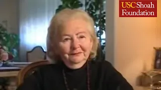 Holocaust Survivor Ester Fiszgop Testimony | USC Shoah Foundation