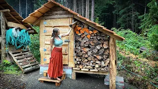 HOW TO BUILD A SMOKEHOUSE - Chainsaw Milling My Own Lumber for Smoked Salmon, part 2 - Ep. 142