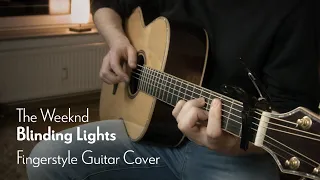 The Weeknd - Blinding Lights (Fingerstyle Guitar Cover) [Free Tabs]