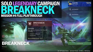 Solo Legendary Lightfall Campaign - Mission #4 "Breakneck" [Destiny 2 Lightfall]