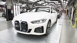 Production of the first ever BMW i4 at BMW Group Plant Munich   video  Auto Motions