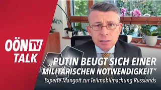 Russland-Experte Gerhard Mangott: "Putin hat sich einer militärischen Notwendigkeit gebeugt"