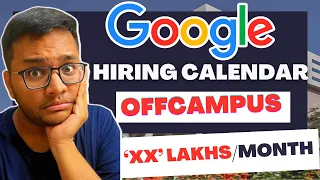 When Google hires OFFCAMPUS | Google SDE Internship and Placement