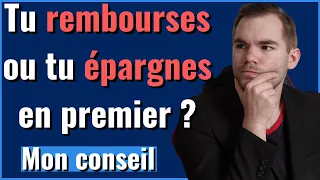 Tu dois rembourser tes dettes à la consommation ou épargner en premier ?