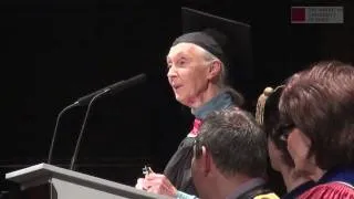 AUP Graduation Ceremony 2011 - Jane Goodall