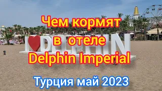 ЧЕМ КОРМЯТ В ОТЕЛЕ "DELPHIN IMPERIAL " ТУРЦИЯ МАЙ 2023