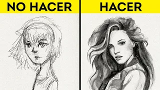 LOS MEJORES TRUCOS DE ARTE Y TÉCNICAS DE DIBUJO PARA PRINCIPIANTES