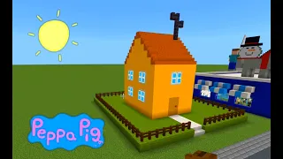 Minecraft step by step tutorial how to build peppa pigs house minecraft builds 2023