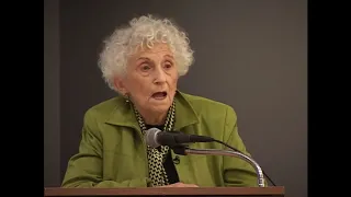 Holocaust Survivor Testimony of Ilse Altman's Presentation (speaking to students)