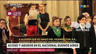 Acoso y abuso en el Nacional Buenos Aires - El noticiero de la gente