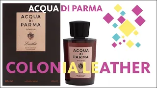 Acqua di Parma Colonia Leather Eau de Cologne Concentrée - Вот что лучше Tom Ford Tuscan Leather