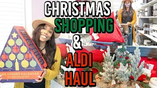 VLOG: What's NEW AT ALDI | CHRISTMAS SHOP WITH ME + HUGE HAUL