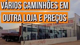 VÁRIOS CAMINHÕES EM OUTRA LOJA E PREÇOS