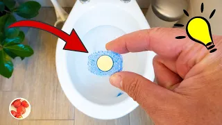 Genialer Trick: WIRF einen GESCHIRRSPÜLTAB in deine Toilette 🔥😲 Das RESULTAT wird dich schockieren!