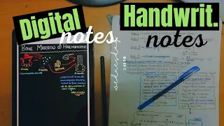 Digital notes V/S Handwritten notes | Samsung tab s6 lite | Aman sharma