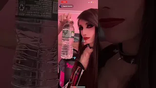 Eugenia Cooney gets asked to drink water again